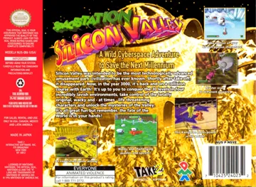 SpaceStation Silicon Valley (USA) (Rev 1) box cover back